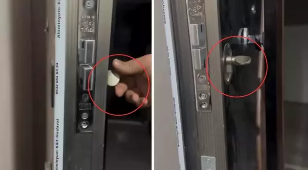 A justified rebellion from the citizen! When he looked at the door, he couldn't believe his eyes.