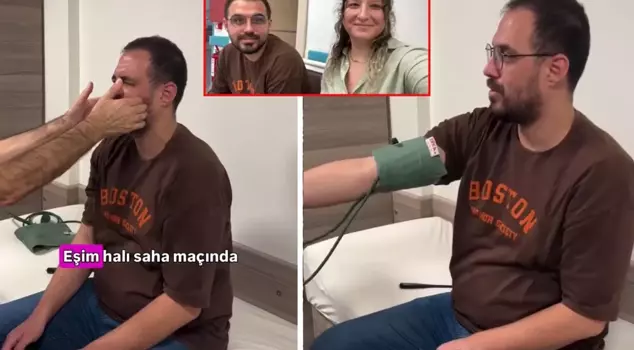 The woman who sent her husband to the turf field experienced the shock of her life upon receiving the news.