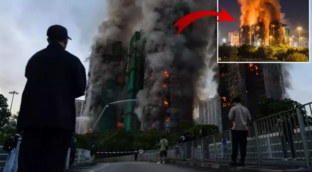 The death toll in the fire at the massive site in Hong Kong has risen to 55.