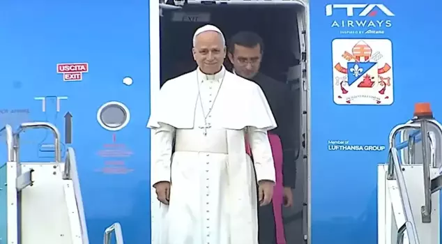 Pope Leo XIII is in Ankara! Here are the first images.