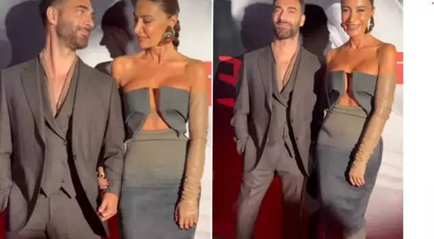 The love-filled gazes of Sıla and İlker Kaleli made a strong impression at the launch.