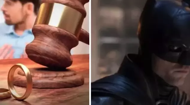 She filed for divorce from her husband, who thinks he is Batman.