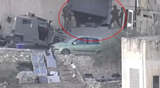 Israeli forces opened fire on two Palestinians who were surrendering with their hands raised.