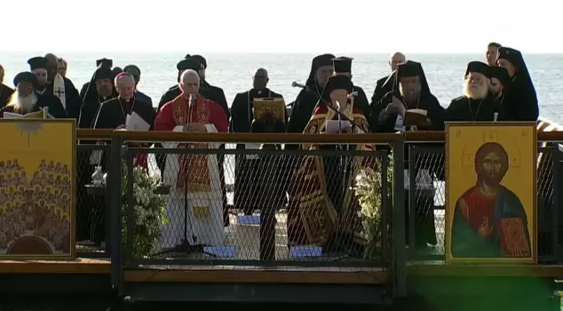 Pope Leo XIV is in Nicaea! He held a mass in the historic basilica after 1700 years.