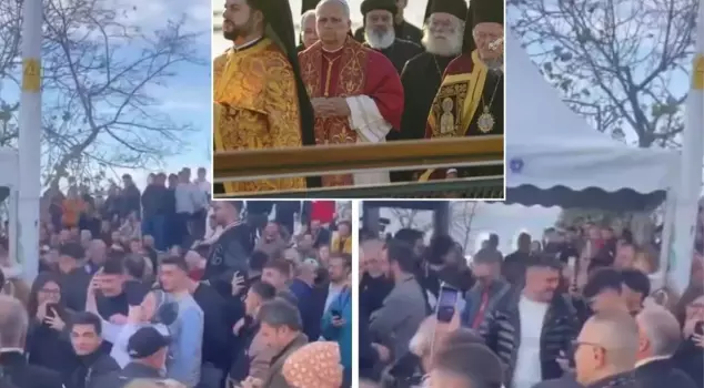 The city the Pope visited was in chaos! A single slogan rose from the crowd.