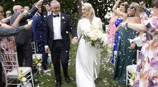 Australian Prime Minister Albanese became the first person to marry while in office by marrying Jodie Haydon.