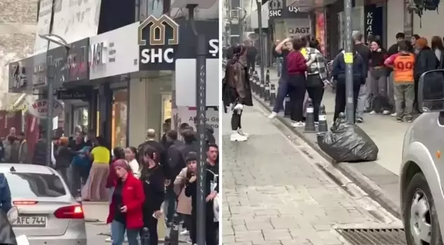 Street battle! Those moments captured on camera.