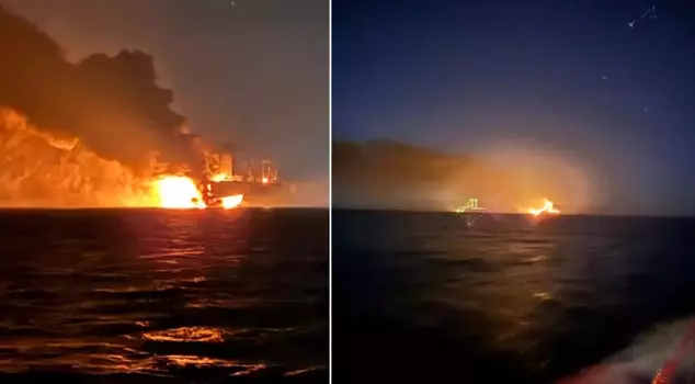 Explosion on two tanker ships in the Black Sea! Minister Uraloğlu: Initial information suggests external intervention.
