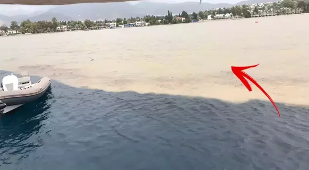 22.6 kilograms of precipitation fell per square meter, and the color of the sea changed.