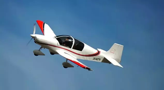 Two planes collided in the air.