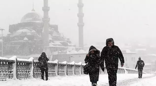 The harsh winter is at the door of Istanbul! A date has been set, it will snow heavily.