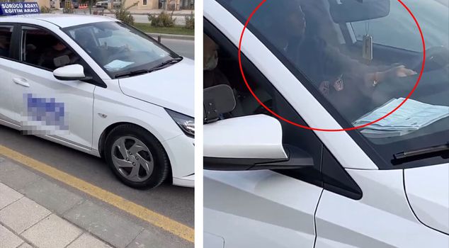 الشخص الشهير جاء من إسطنبول إلى مالاطيا لاختبار رخصة القيادة.