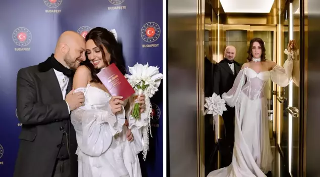 The famous actor got married in Budapest.