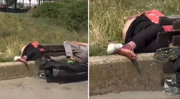 The heartbreaking image in the heart of Europe.