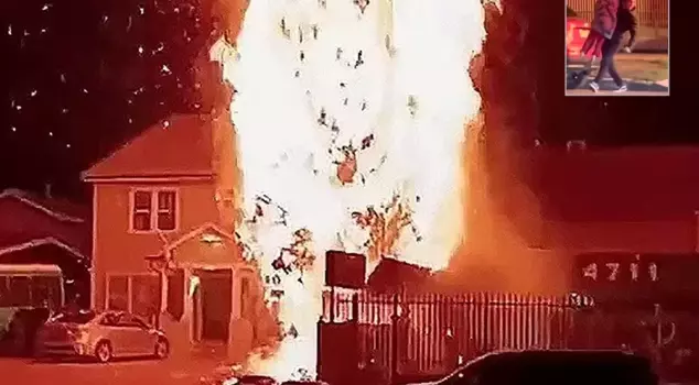 The heroic paramedic rescued the little girl from the flames.