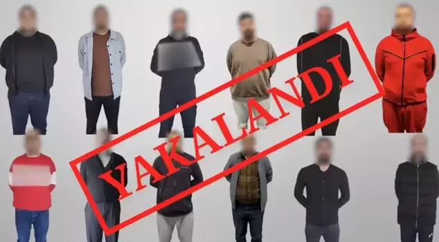 Twelve fugitives wanted with a red notice have been brought to Turkey.