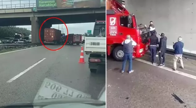 Terrible accident on the TEM highway! He lost his life after being run over by the truck he was driving.