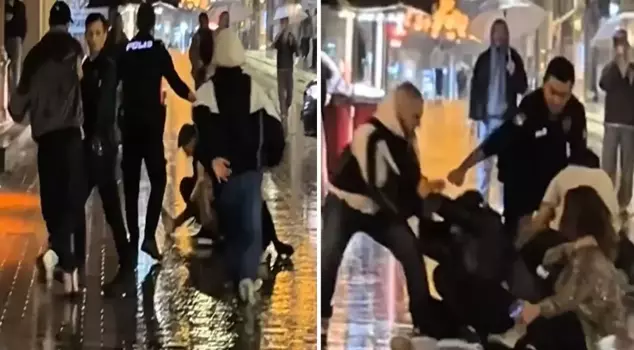 Istiklal Street has turned into a boxing ring.