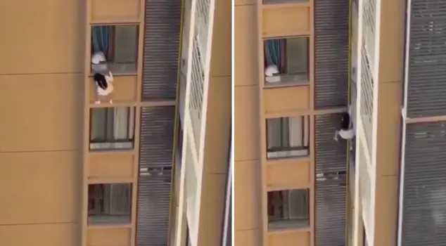 The actions of the man caught cheating on his wife are unbelievable.