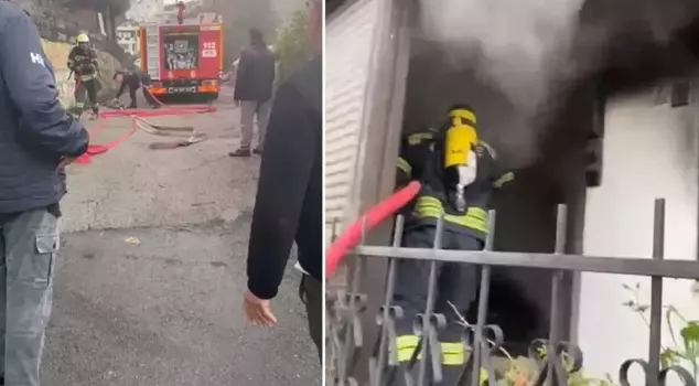 The woman with psychological issues set fire without blinking.