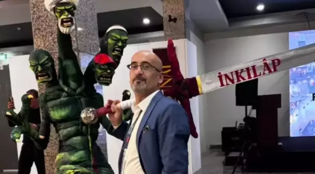 The artist who created the controversial statue and the one who exhibited it are both in custody.