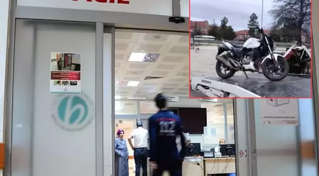 Детская поездка на мотоцикле закончилась кроваво.