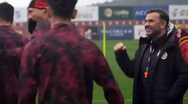 أوكن بوروك يقوم بحركة تميز التدريب