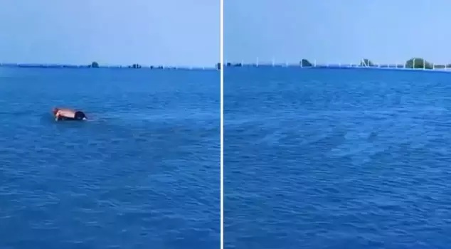 يعتقد الذين يرونها في البداية أنها بركة! لكن الحقيقة كانت مختلفة تمامًا.