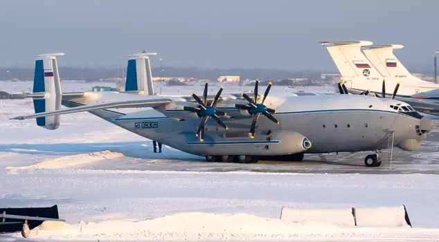 A transport plane belonging to the Russian army has crashed.