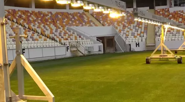 The pitch of Yeni Malatyaspor, who has -40 points, amazed everyone! It's not even found in Super League teams.