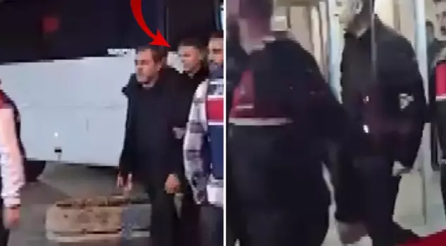 First image of Mehmet Akif Ersoy in custody.