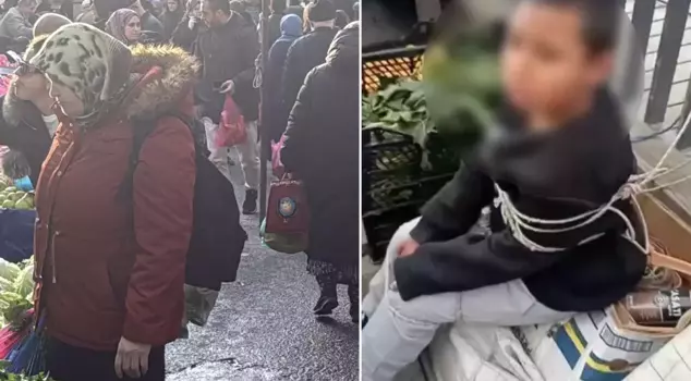 Пацан, который украл спортивный костюм на рынке, привязал его веревкой: Я сделаю тебя таким, каким ты родился.