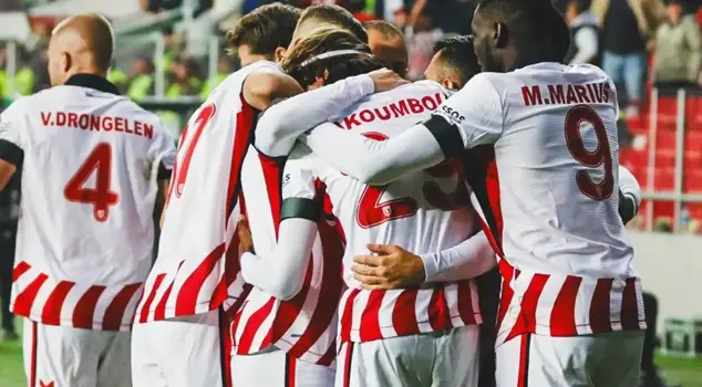 Samsunspor lost for the first time in Europe.