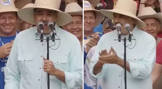 Venezuela lideri Maduro'dan ABD'ye şarkılı mesaj: لا تقلق كن سعيدًا