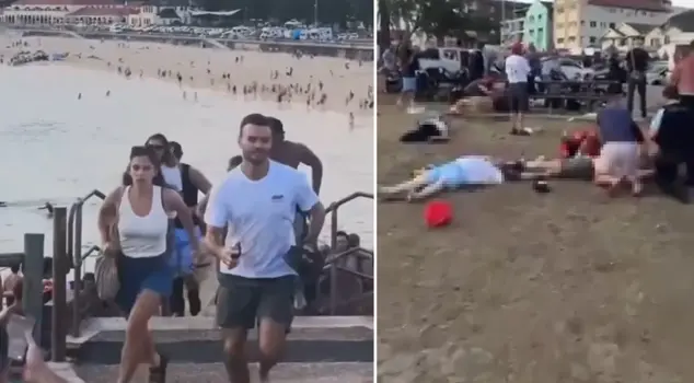 Shooting in Australia! They targeted people on the beach.