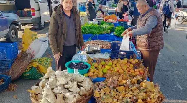 They collect it from the plateau at an altitude of 1,800 meters, and anyone who sees it can't pass without taking some.