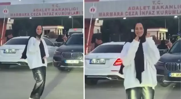 The dance of the woman waiting for her release in front of the prison has become a trending topic on social media.