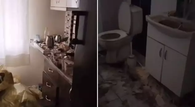 The landlord who entered the student house experienced the shock of his life: This man is definitely insane.