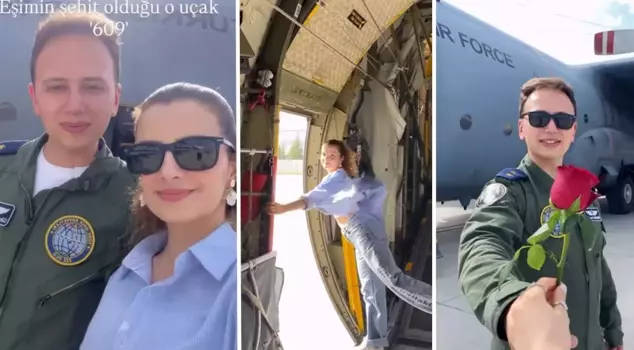 The post shared by the widow of the martyr pilot broke hearts: Flight 609...