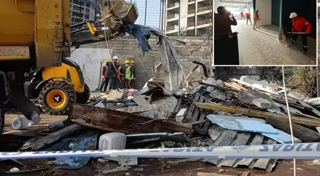 The images are from the famous shopping mall in Istanbul! They smashed it with a hammer and took it down one by one.