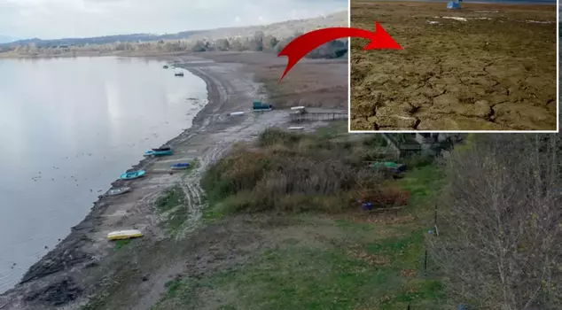 It hasn't been seen like this in 65 years! The waters have receded in Sapanca, and the images are concerning.