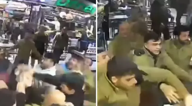 They surrounded him and beat him mercilessly! The moments of horror were captured on camera.