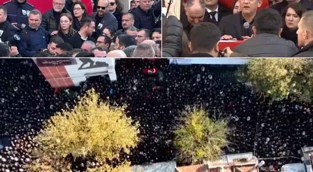 Gülşah Durbay is being bid farewell on her final journey! Özgür Özel was unable to speak due to tears.