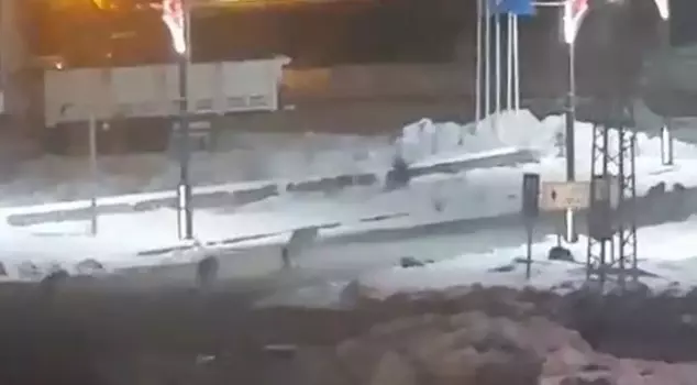 The wolves descended into the streets, and citizens experienced moments filled with fear.