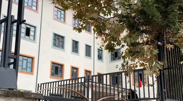 A student who fell from the third floor in high school is seriously injured.