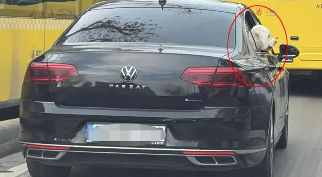 The claim that the new president of Üsküdar has allocated the official vehicle of the former president to his dog.