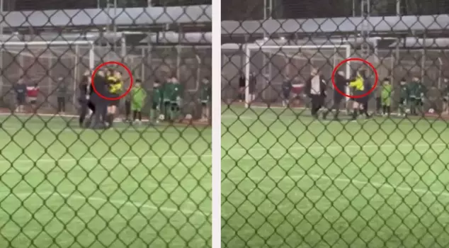 Scandal in the under-12 league match! The coach slapped the 18-year-old female referee.