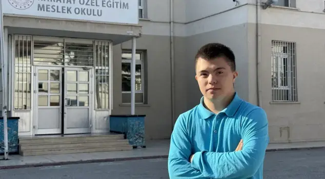 Harun Efe, who has Down syndrome, has become a source of pride for his teachers with his talents.