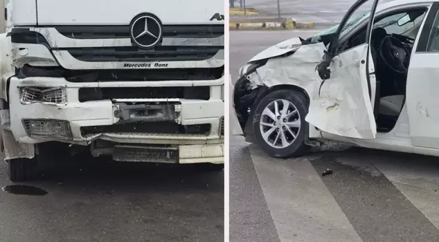 The car, which also included referees, collided with a truck! Many injured.