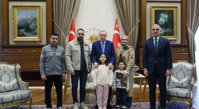 President Erdoğan met with the family of Hind Rajab, who lost her life in Gaza.